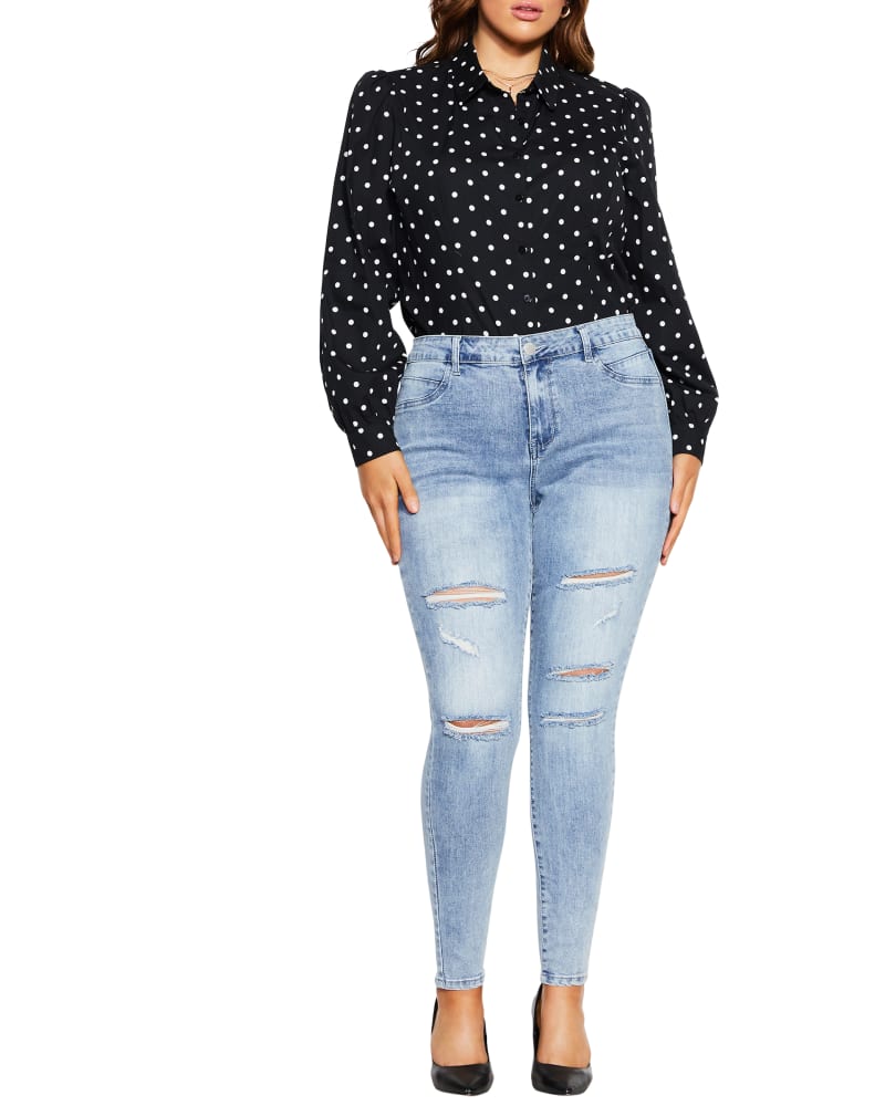 Plus size model wearing  by City Chic | Dia&Co | dia_product_style_image_id:185101